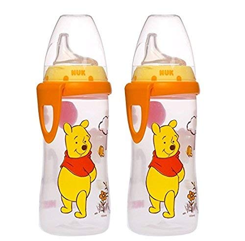 NUK Disney Winnie the Pooh Silicone Spout Active Cup, 10-Ounce (2 Pack)