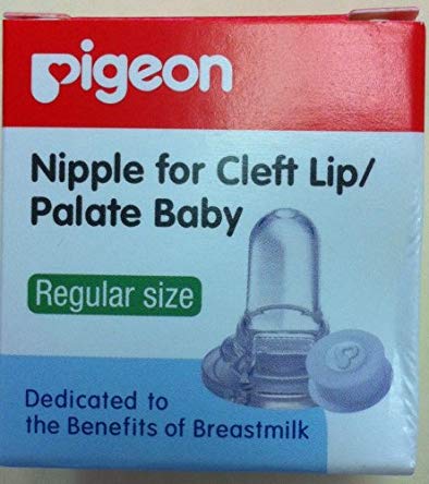 Pigeon Nipple for Nursing Bottle for Cleft Lip/Palate Baby Regular Size 1104727 5/Box