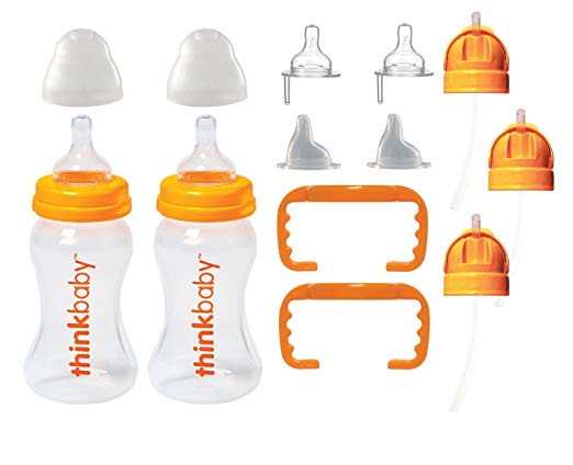 Thinkbaby All In One Bottle with Extra Straw Thinkster Conversion Kits