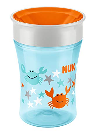 NUK Magic 360° 250ml Cup 8mths+ Orange Crab (1 Pack)