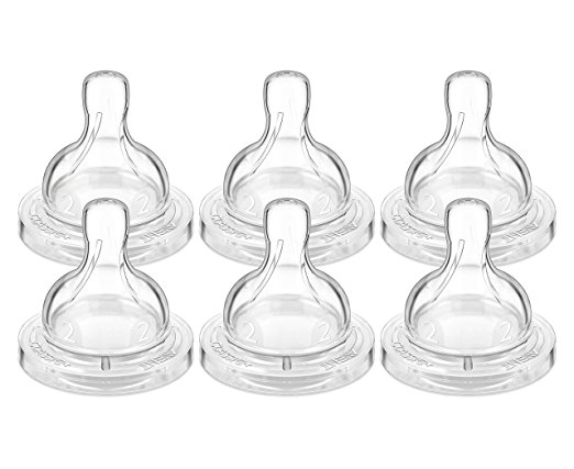 Philips Avent 6 Pack BPA Free Classic Slow Flow Nipple