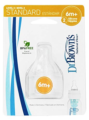 Dr. Brown's Natural Flow Level 3 Standard Nipple (8 Count)