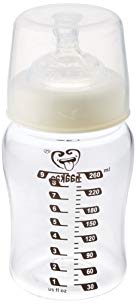 Haakaa Wide Neck Glass Baby Bottle 8.5 oz, 1 pk