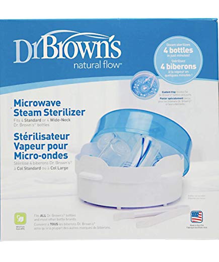 Dr. Brown's Microwave Steam Sterilizer - colors as shown, one size