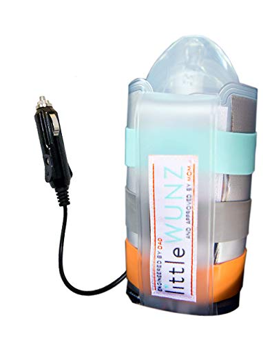 LITTLEWUNZ Travel Car Baby Bottle Warmer