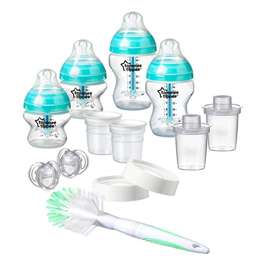 Tommee Tippee Advanced Anti Colic Newborn Baby Bottle Feeding Starter Set