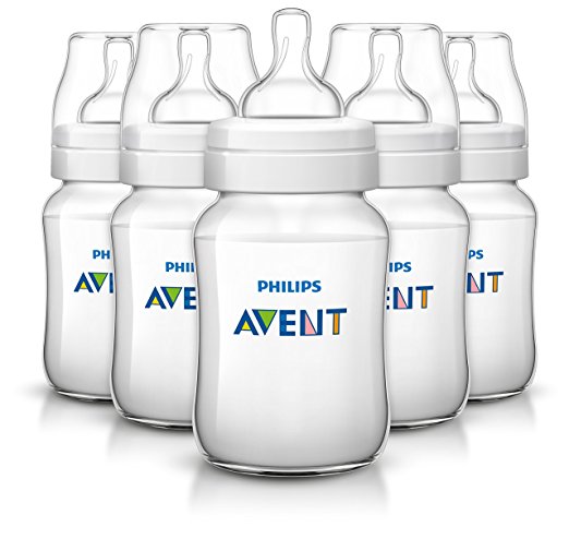 Philips Avent Anti-colic Baby Bottles Clear, 9oz 5 Piece