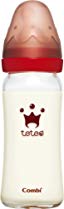 TETEO Wide-neck Feeding Bottle Glass 240ml