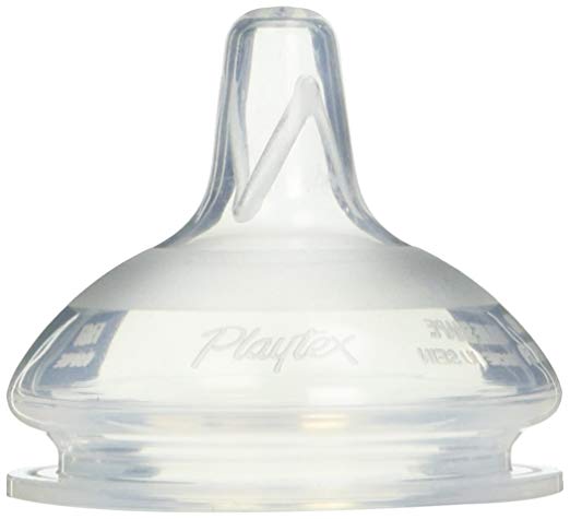 Playtex Breast-Like Nipple, Fast Flow, 2-Count