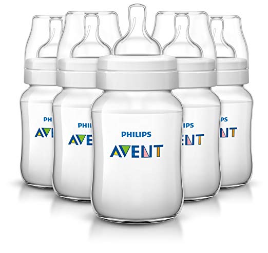 Philips Avent Classic Plus Baby Bottles, 9 Ounce (5 Pack)