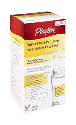 Playtex Baby Feeding Liner - Pre-Sterilized, 8 Ounce, 100 per Pack - 12 Packs per case.