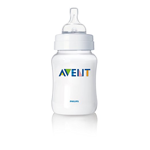 Philips AVENT BPA Free Classic Polypropylene Bottle, Opaque, 9 Ounce, 4 Pack (Discontinued by Manufacturer)