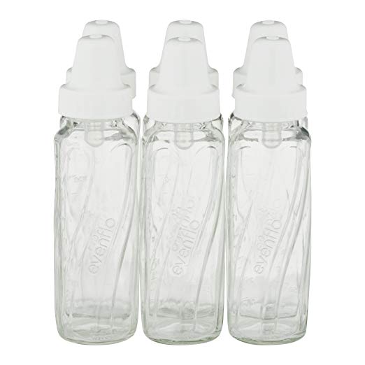 Evenflo 8oz Twist Glass Bottle Set - 6pk