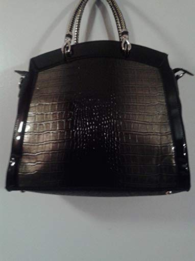 Crocodile Print Large Tote Bag