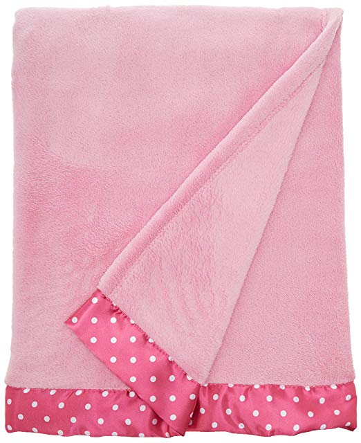 Everything for Kids Toddler Coral Fleece Blanket, Pink